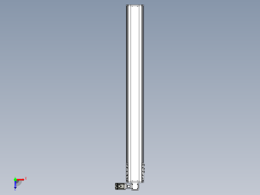 东锦同步带传动-直线滑台模组DH210B-L150-S1800-BL-P750W-C3俯视缩略图