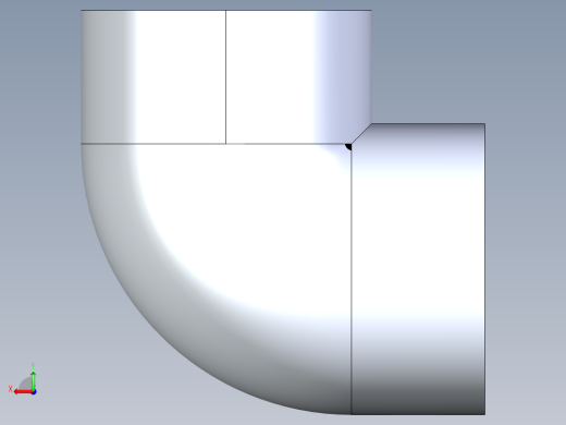 聚氯乙烯配件05-Sch80_90Elbow_SxS_806-080 _8in后视缩略图