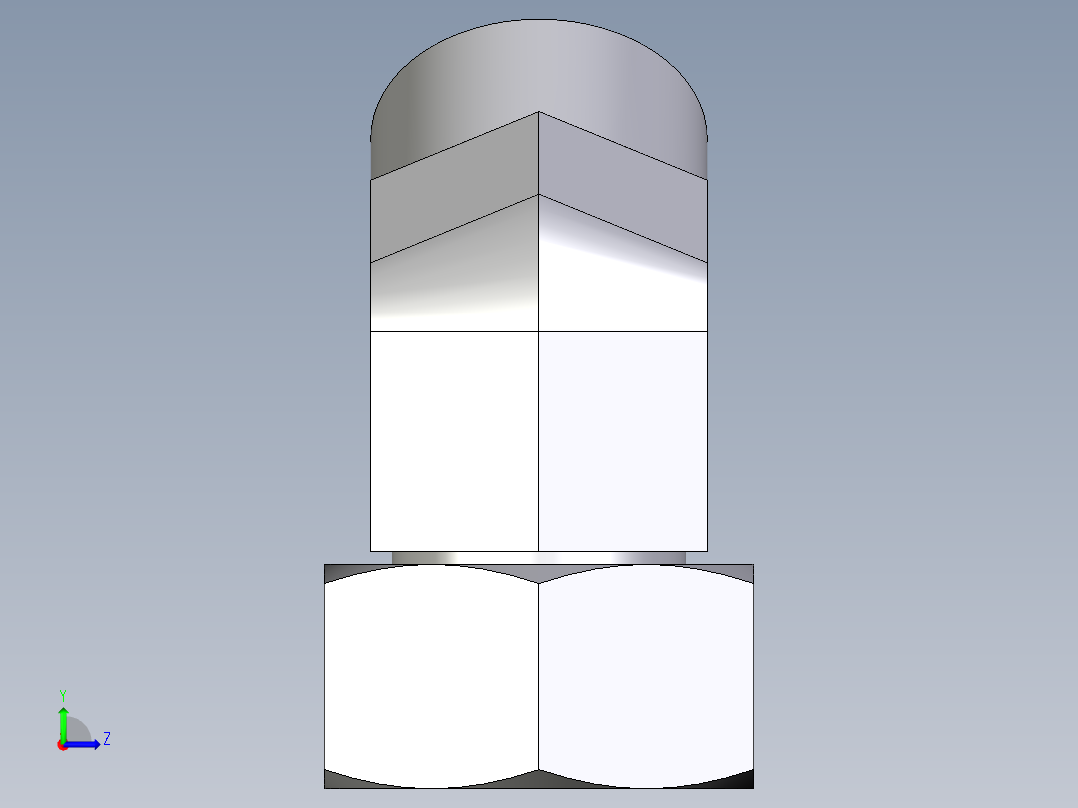 卡套式工业通用硬管接头EO_Swivel_nut_45_deg_elbow_EV25SOMD71左视图