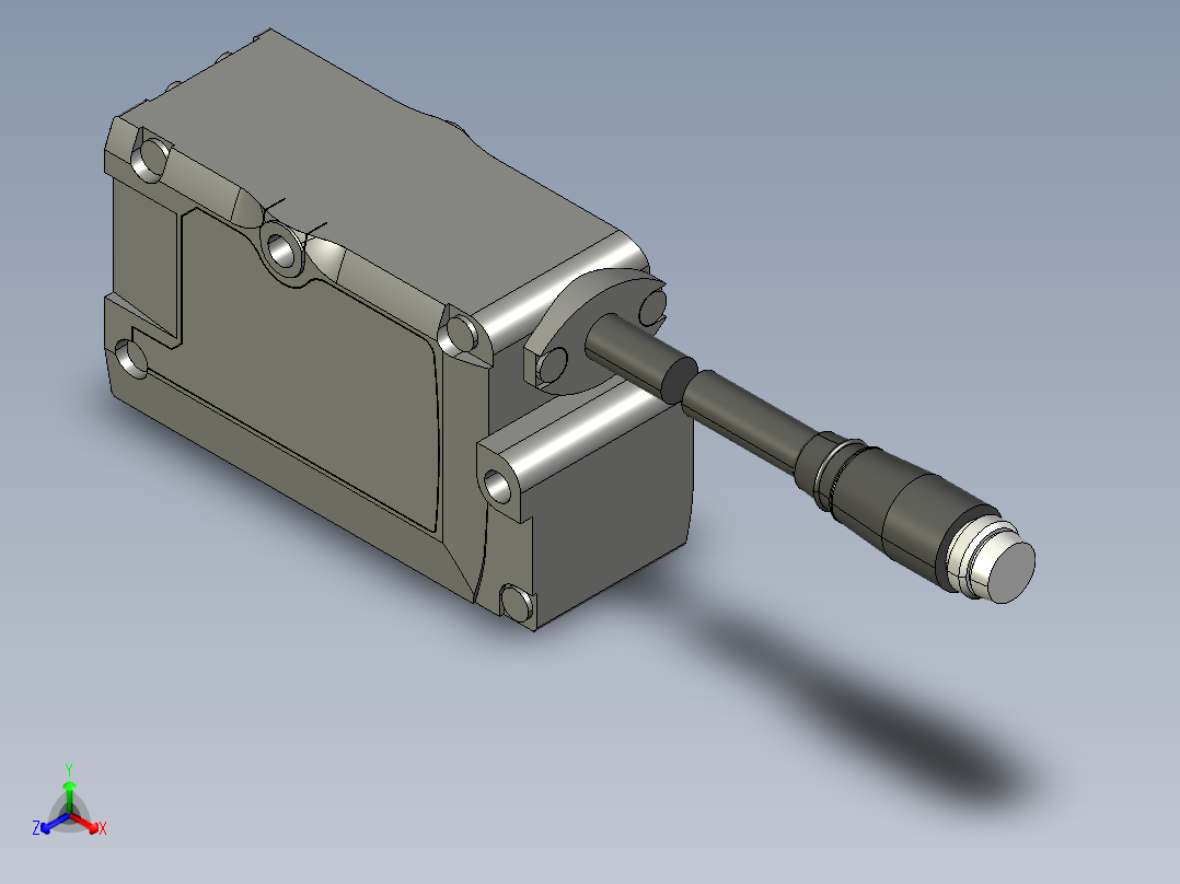基恩士IG-010_R_kc图纸模型主视图