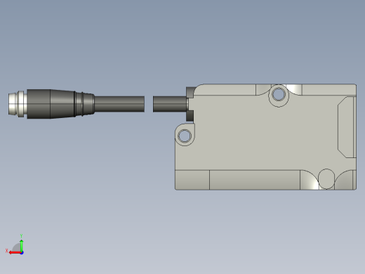 基恩士IG-010_R_kc图纸模型后视缩略图