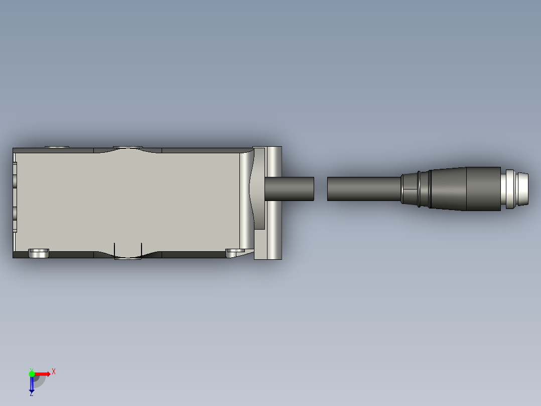 基恩士IG-010_R_kc图纸模型俯视图