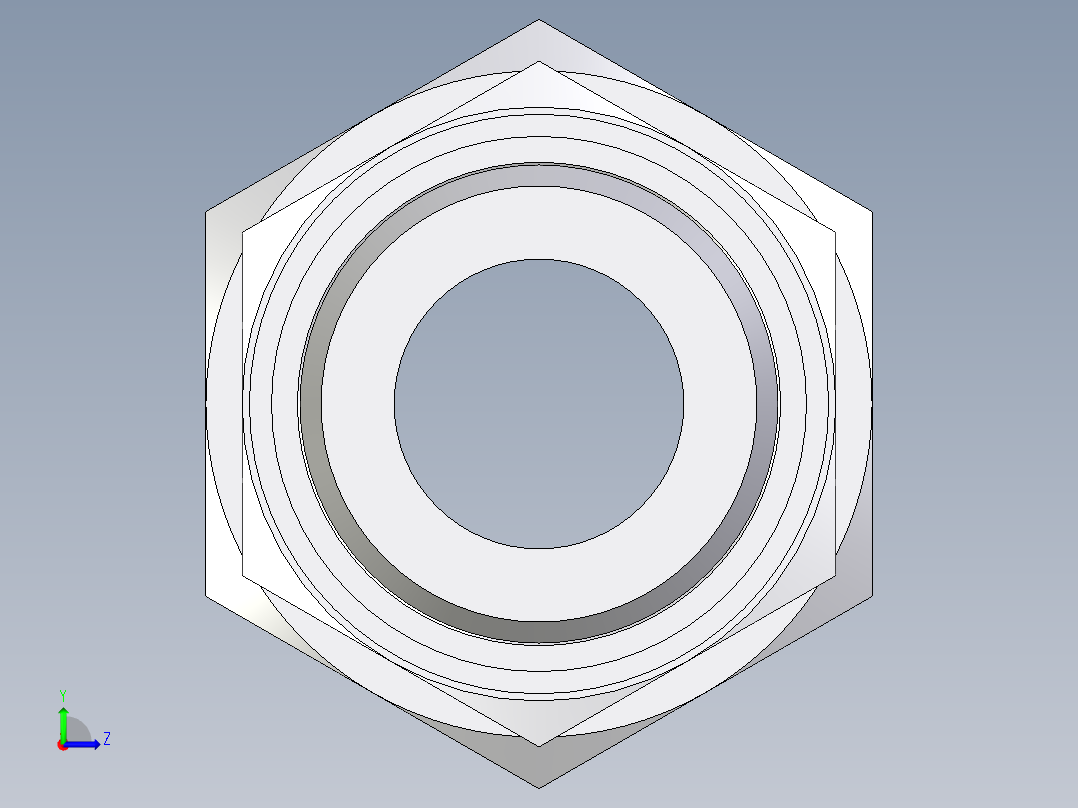 卡套式工业通用硬管接头EO_Male_Stud_connector_GE25ZSMEDCF左视图