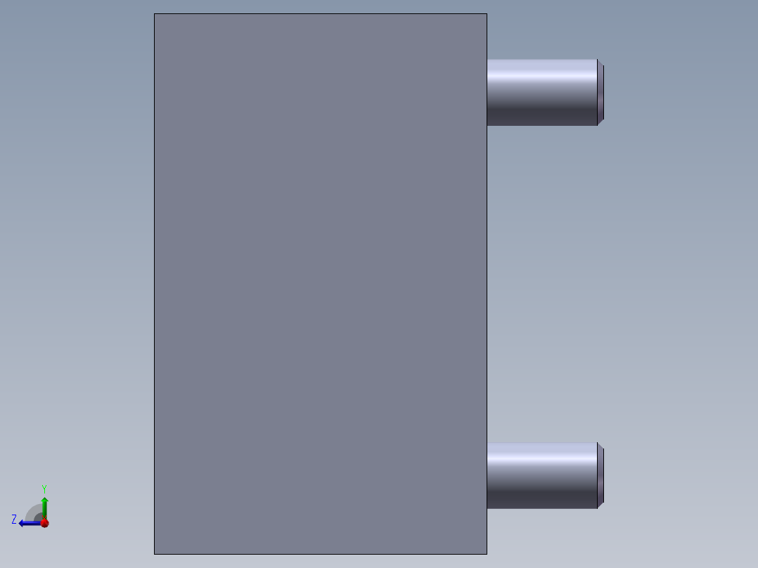 力士乐液压阀-LFA_16WEA-7X_方向阀盖板右视图