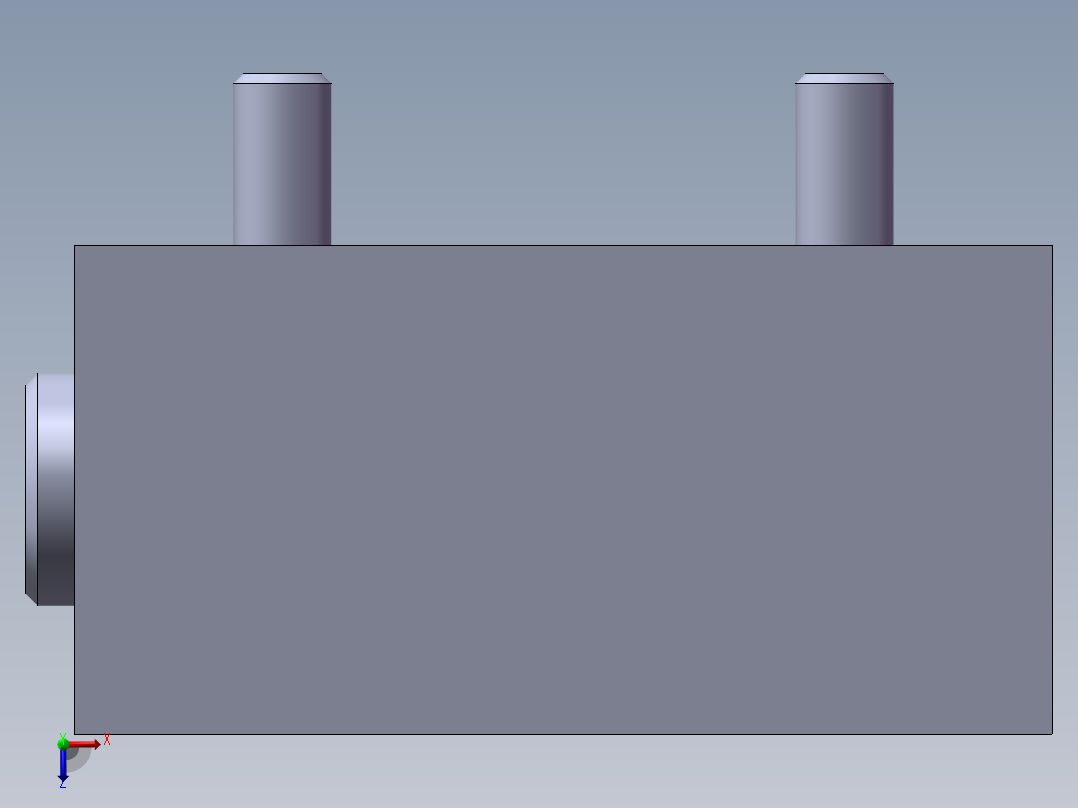 力士乐液压阀-LFA_16WEA-7X_方向阀盖板俯视图