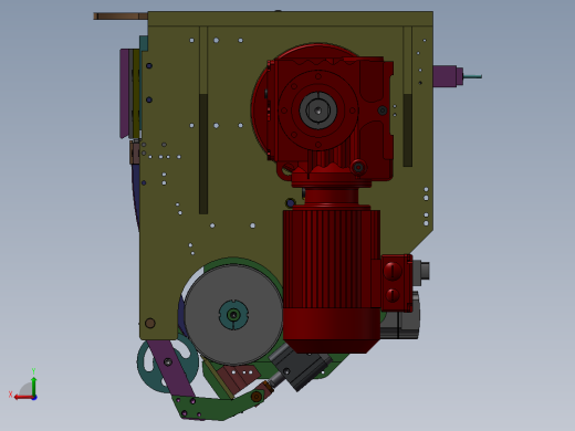 细钢丝截断机（凸轮机构设计）后视缩略图