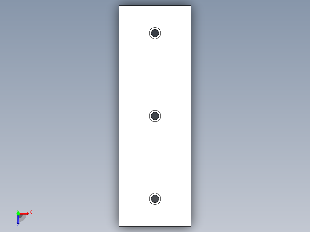 型材-BR 8MM PLAIN-TEE SLIDER 3842523210俯视图