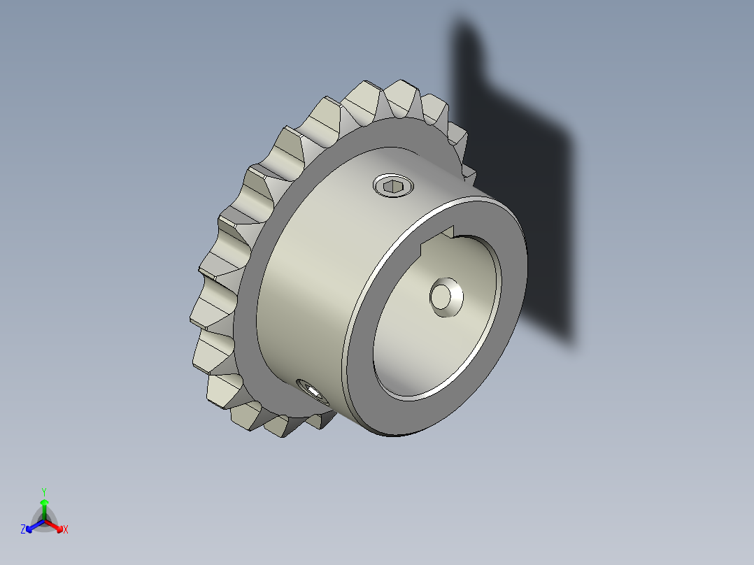链轮-Sprocket_21-45-68-44_12-Y3正等轴测图