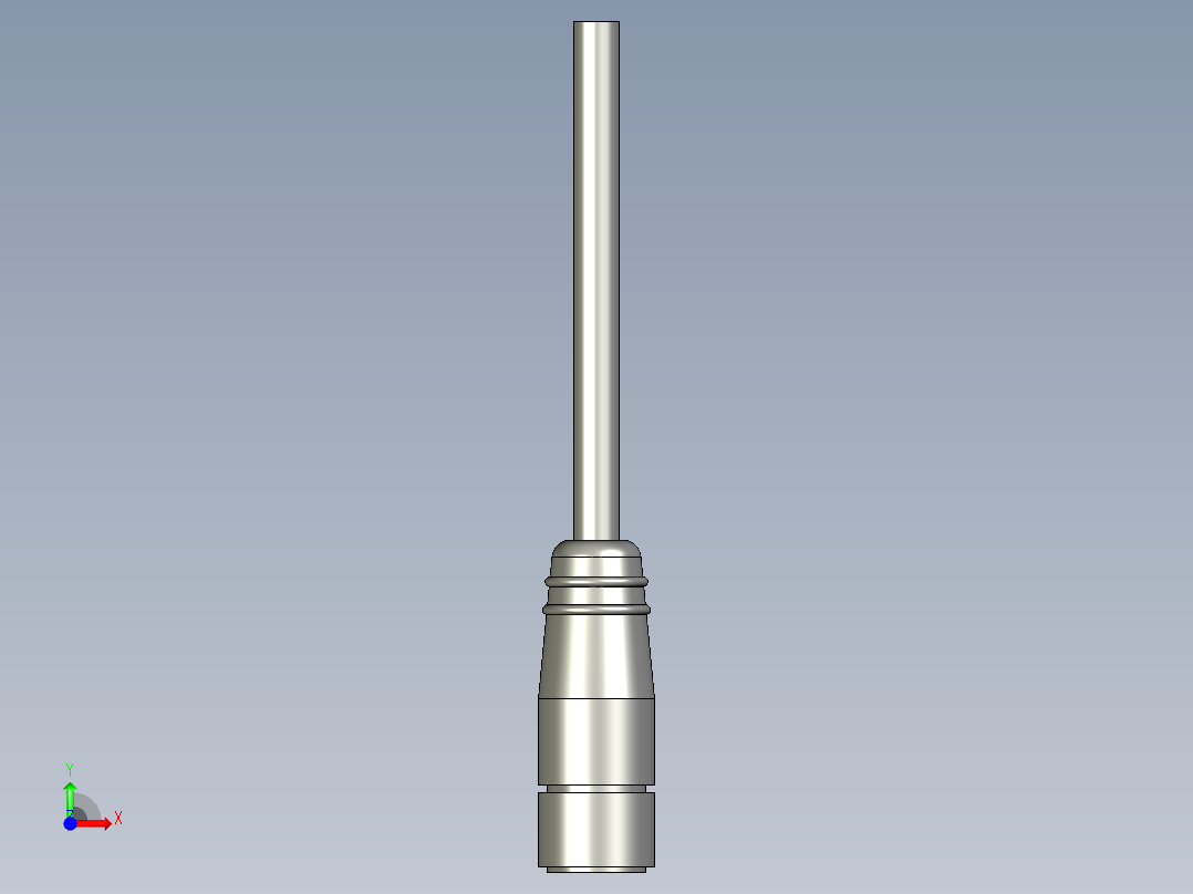 基恩士FS-V32C(P)_connector_kc图纸模型前视图