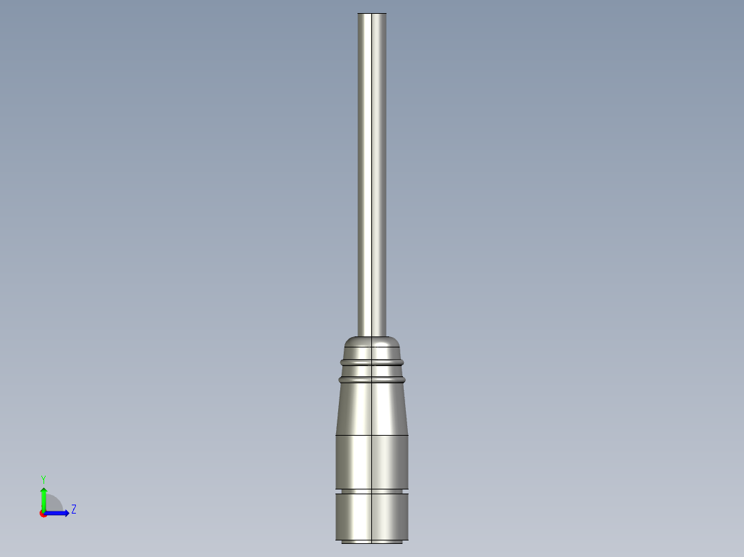 基恩士FS-V32C(P)_connector_kc图纸模型左视图