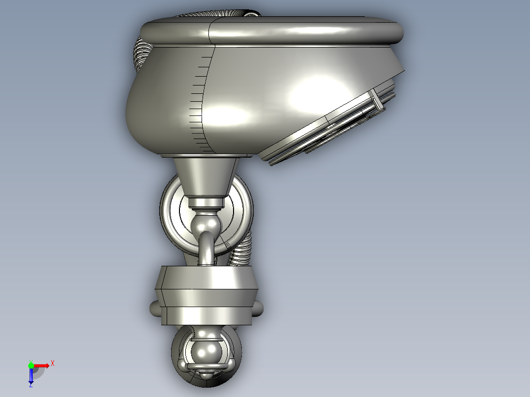 老式家用电话机俯视图