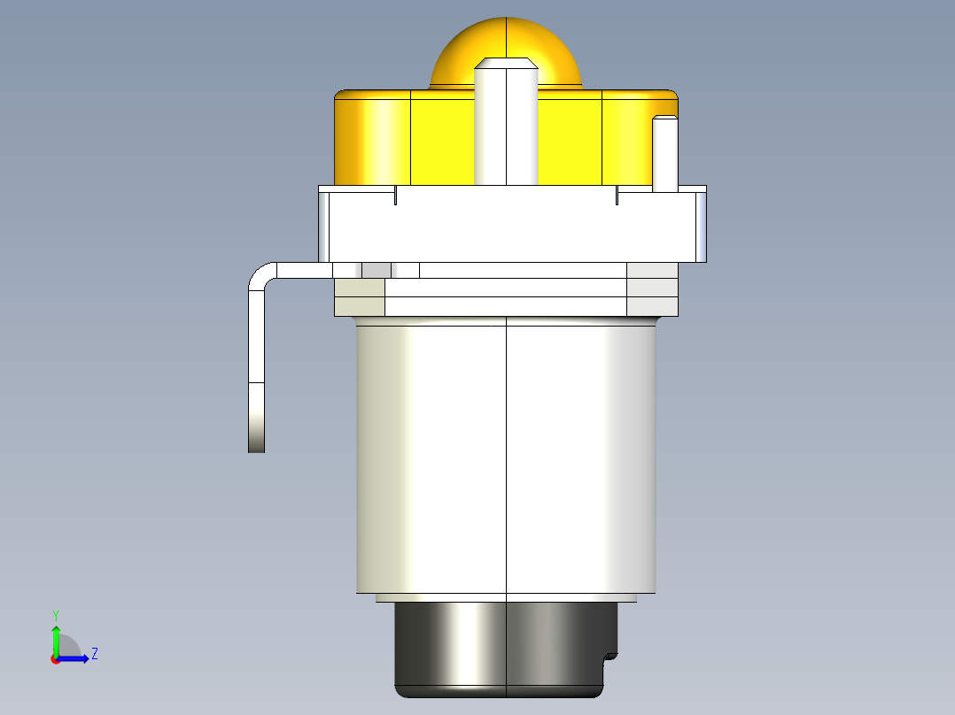 接触器KM-400左视图
