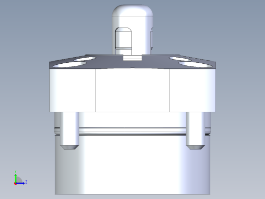 KOSMEKSFK2110-GN多系列多零件图纸模型左视缩略图