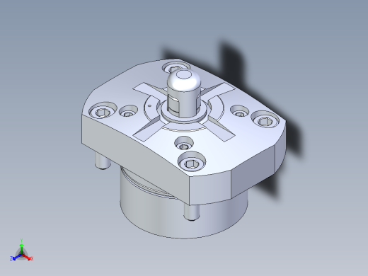 KOSMEKSFK2110-GN多系列多零件图纸模型正等轴测缩略图