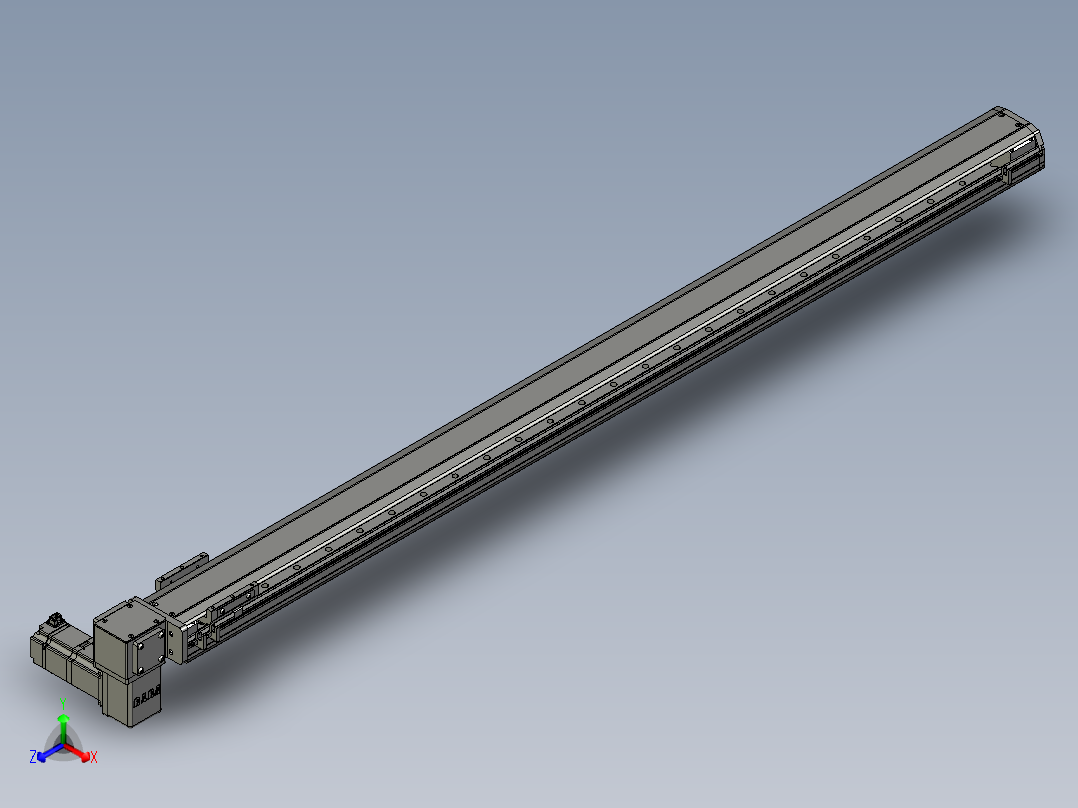 模组FTB10-RD-1400正等轴测图