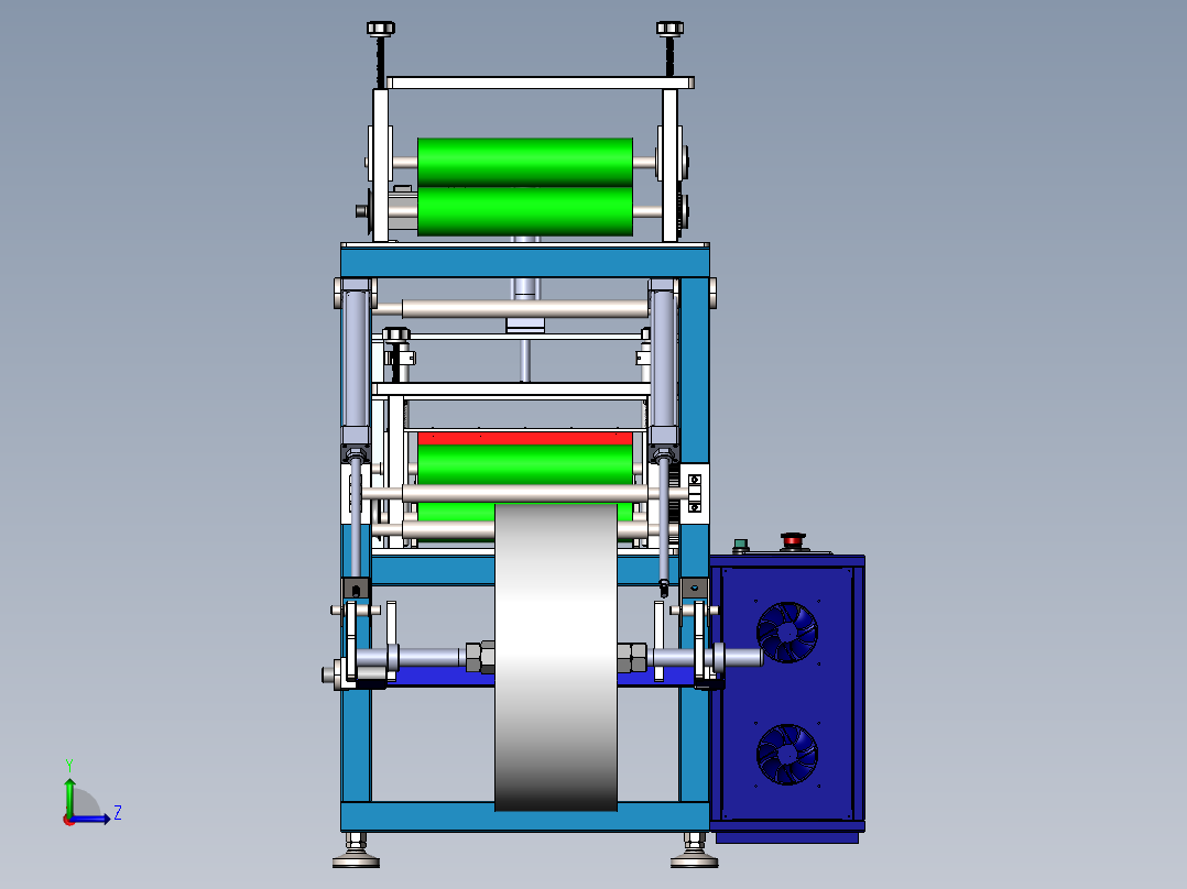 滚切机sw19可编辑左视图