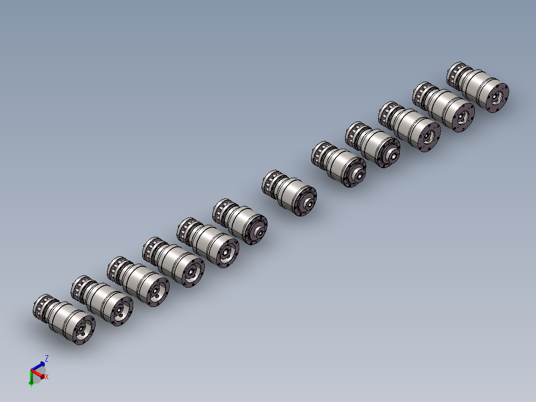 滚轮减速机 SFP-P100型12款主视图