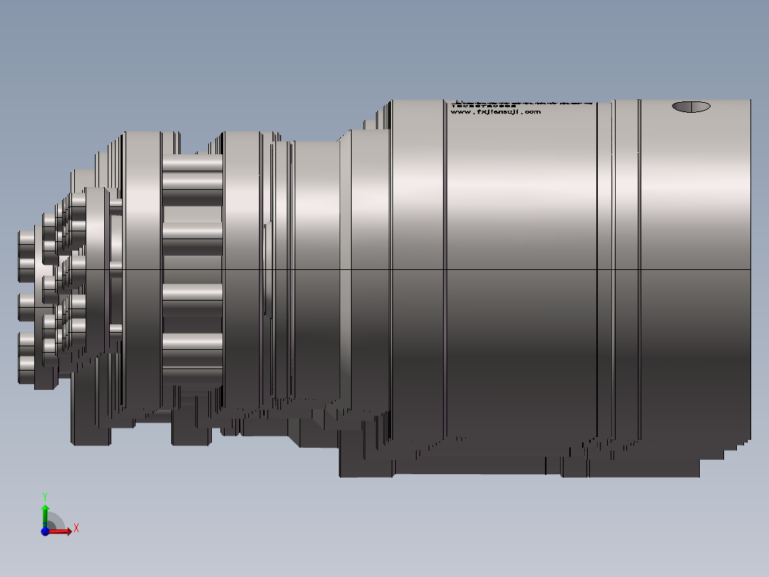 滚轮减速机 SFP-P100型12款前视图