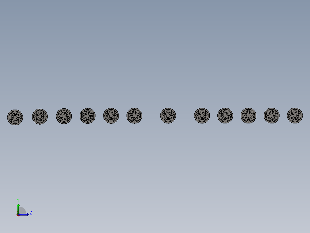 滚轮减速机 SFP-P100型12款左视图