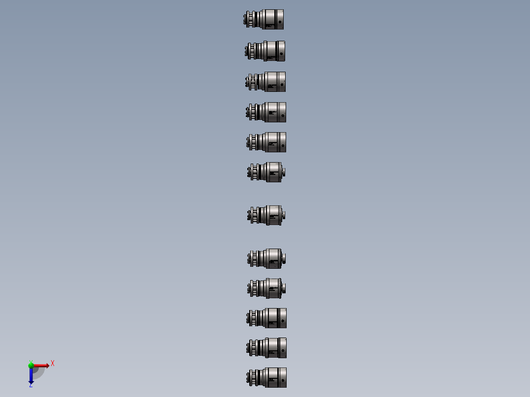 滚轮减速机 SFP-P100型12款俯视图