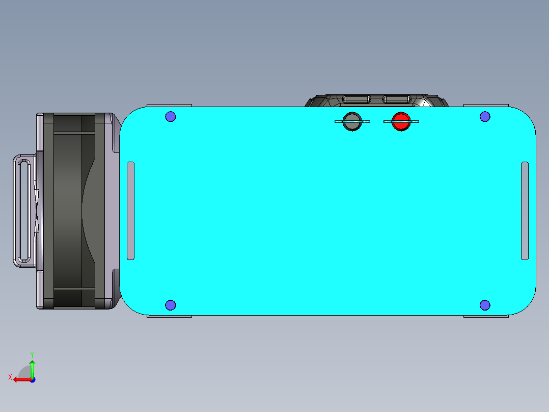 行车记录仪电池后视图