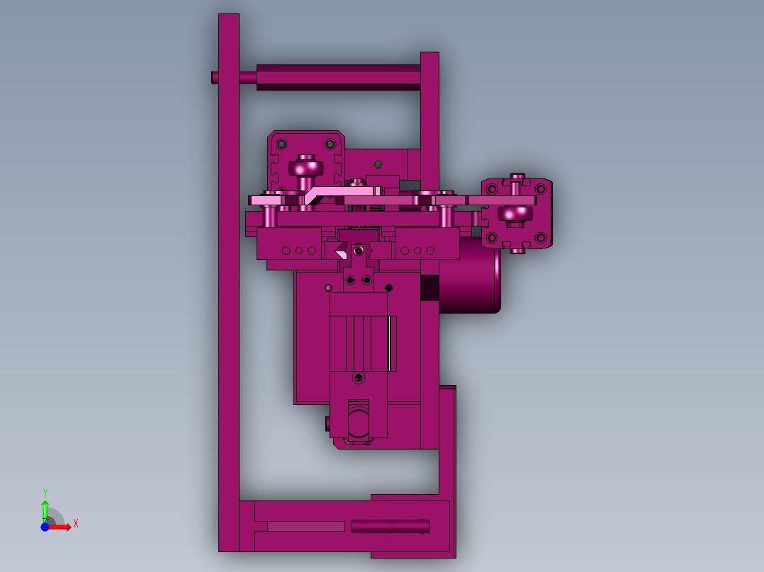 剥线送线一体机前视图
