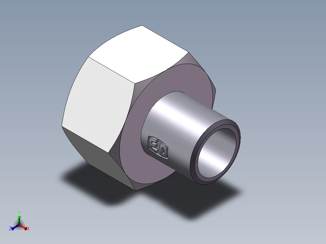 90度焊接接头、2WD-25X3.0.zip正等轴测图