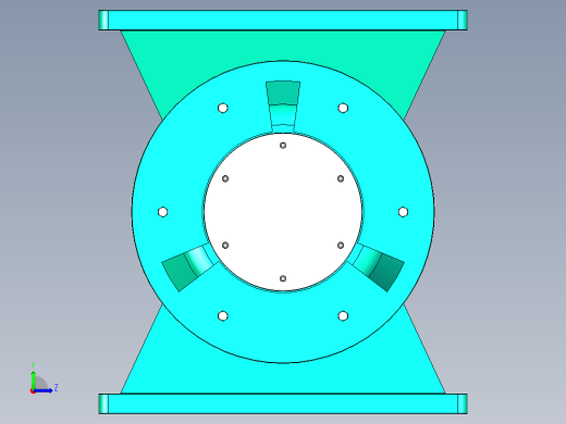星型卸料器 摆线针电机左视缩略图