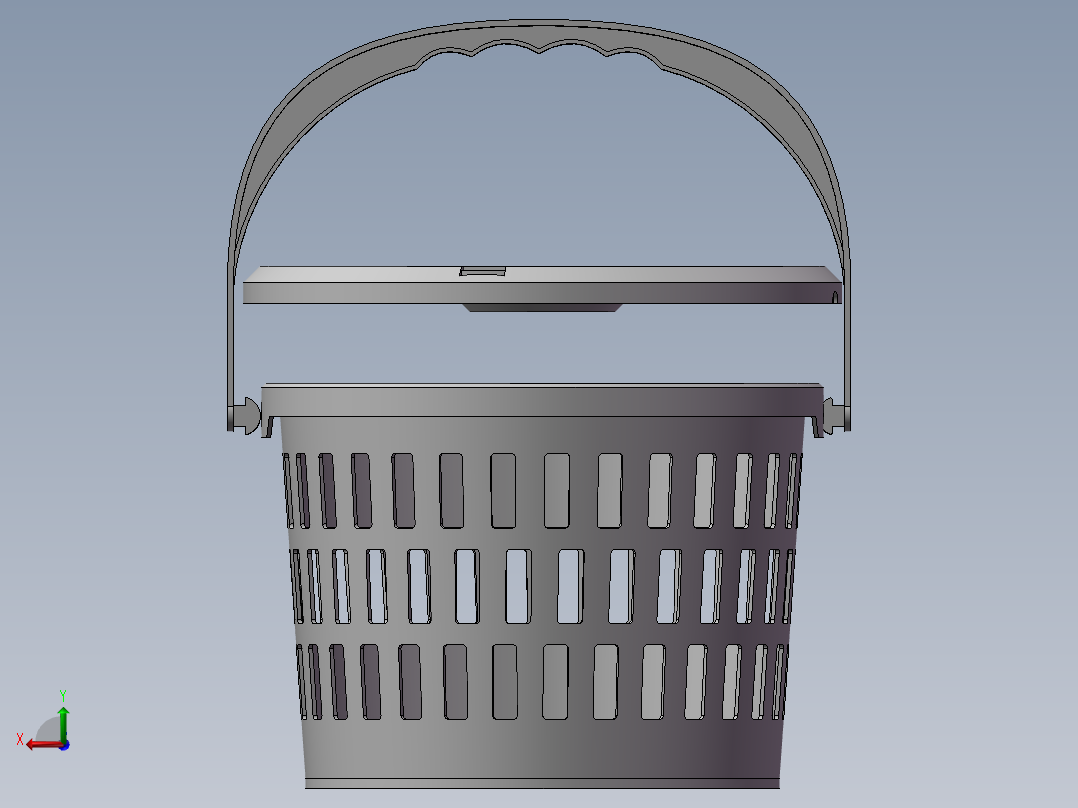 A0003287-小型塑料水果篮后视图