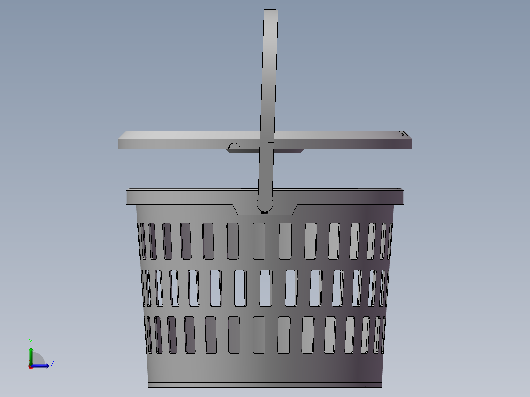 A0003287-小型塑料水果篮左视图