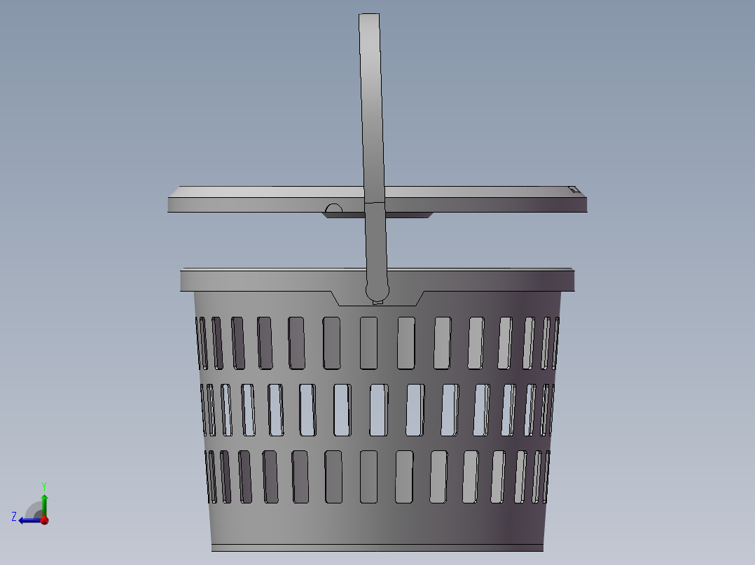 A0003287-小型塑料水果篮右视图