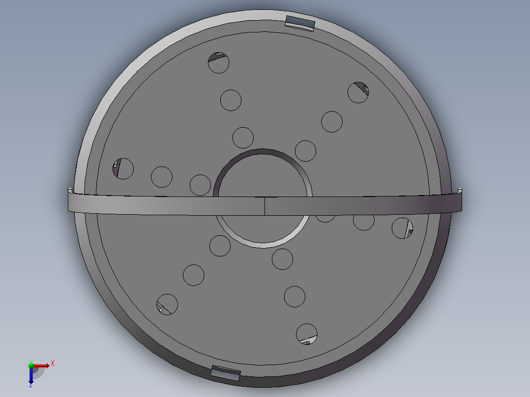A0003287-小型塑料水果篮俯视图