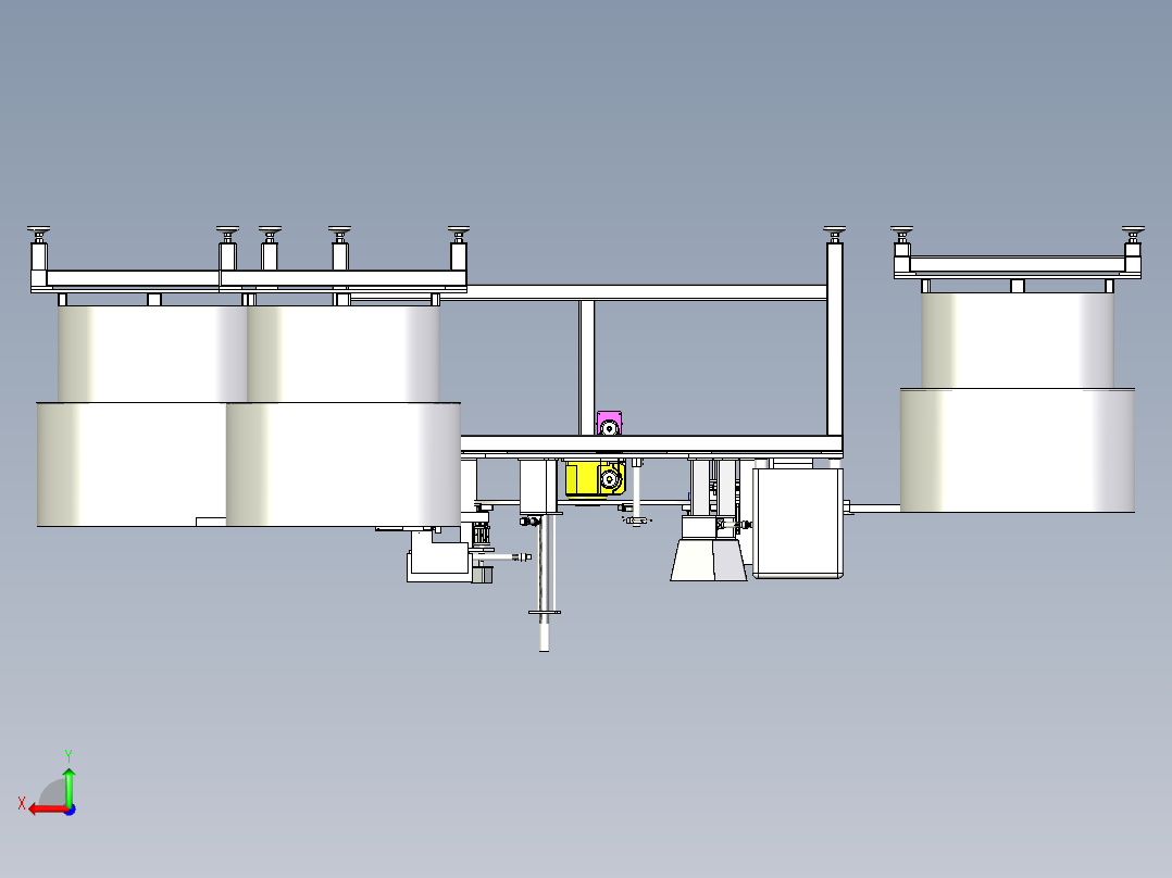 轴承全自动组装设备后视图
