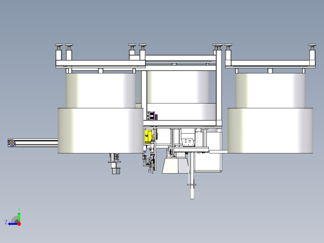 轴承全自动组装设备右视图
