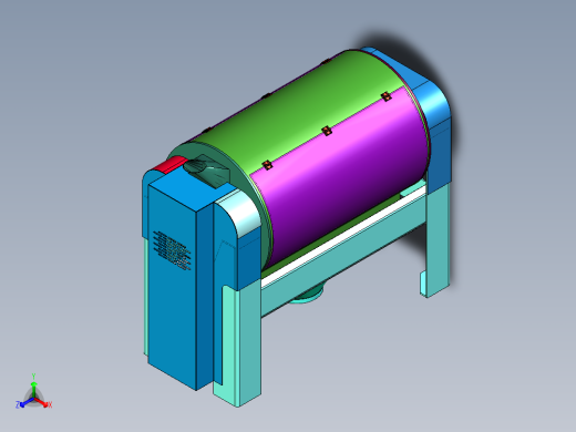 小麦打麸机外形图