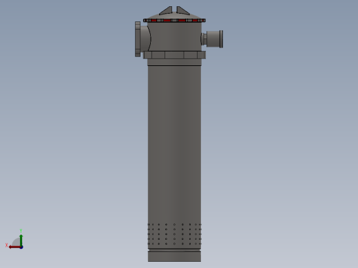 RFA系列微型直回式回油过滤器滤芯(法兰式连接）RFA-250xL后视缩略图