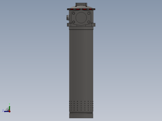 RFA系列微型直回式回油过滤器滤芯(法兰式连接）RFA-250xL右视缩略图