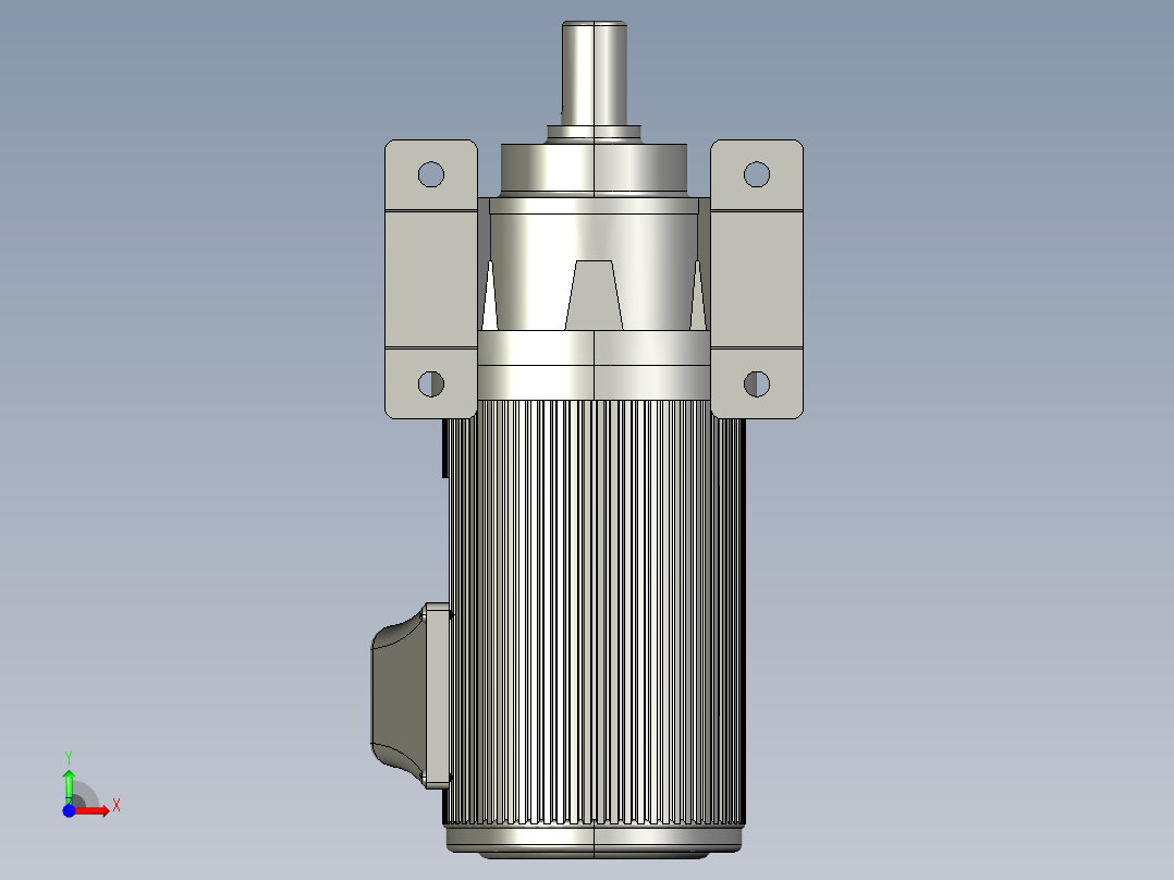 电机PH28-400-20-S3BF前视图