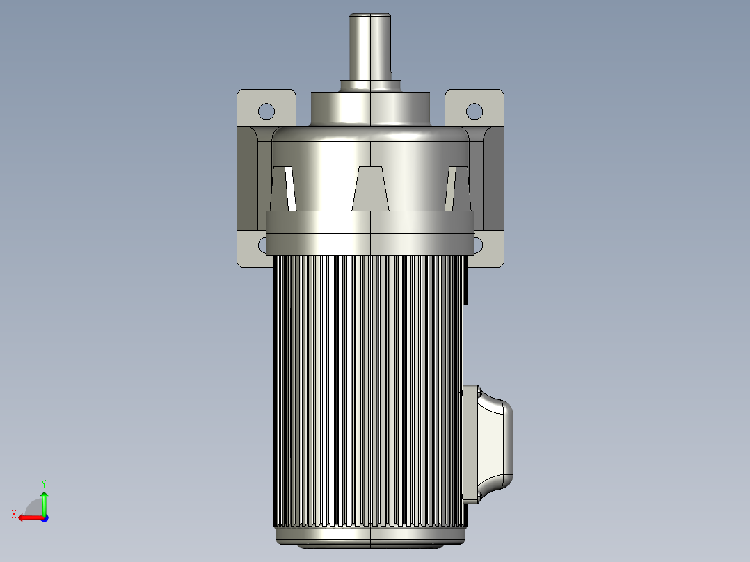 电机PH28-400-20-S3BF后视图