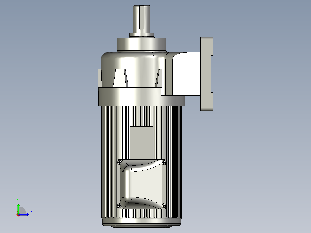 电机PH28-400-20-S3BF左视图