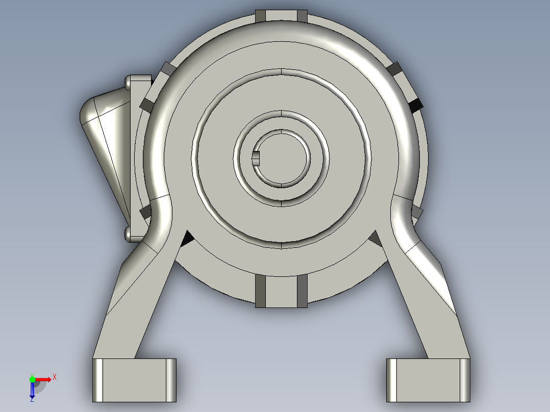 电机PH28-400-20-S3BF俯视图