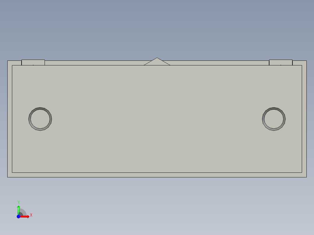 贴片电池标签背胶机设计-气缸CXSM20-35前视图
