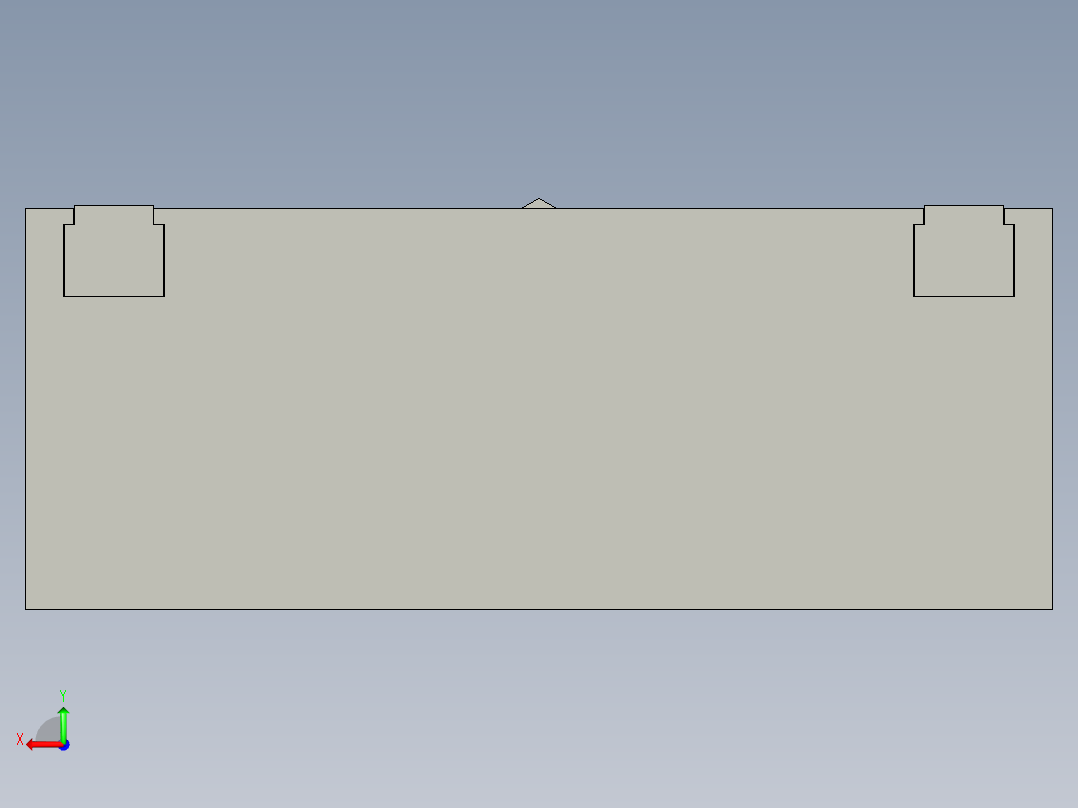 贴片电池标签背胶机设计-气缸CXSM20-35后视图