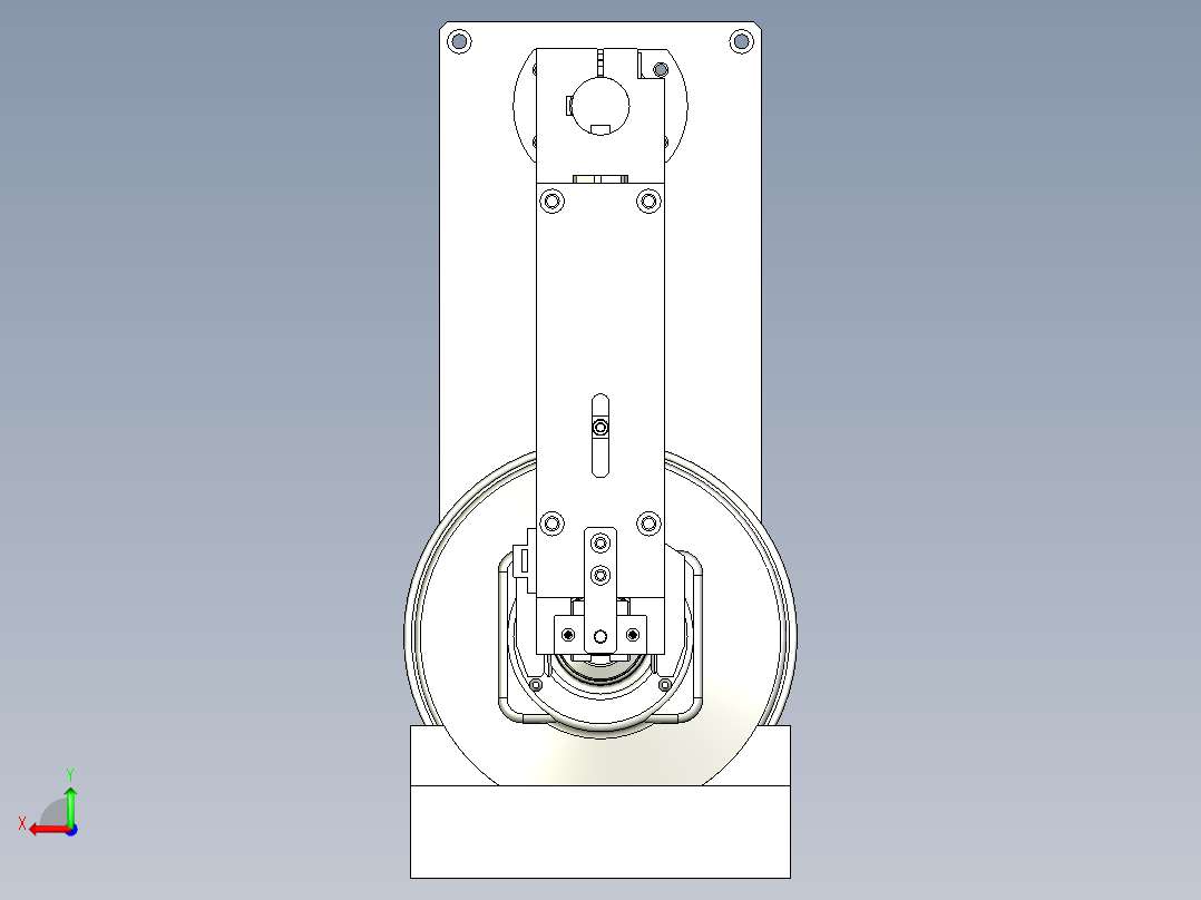 AM27助力器合装机后视图