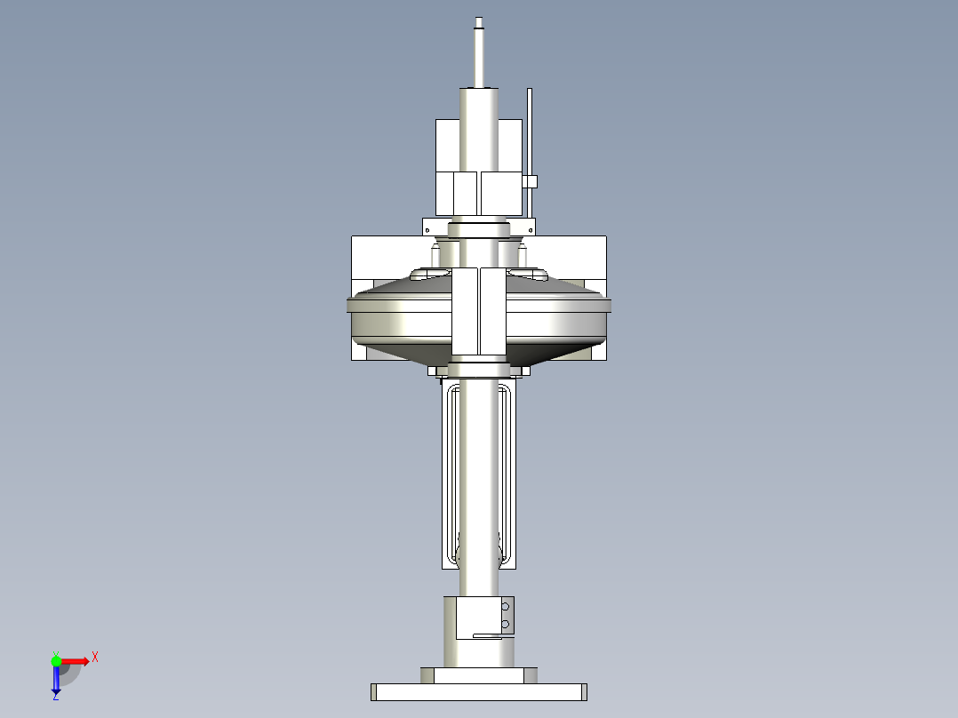AM27助力器合装机俯视图