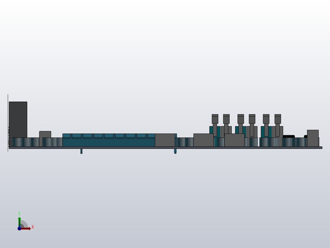 技嘉X58a-UD3R主板LGA1366前视图