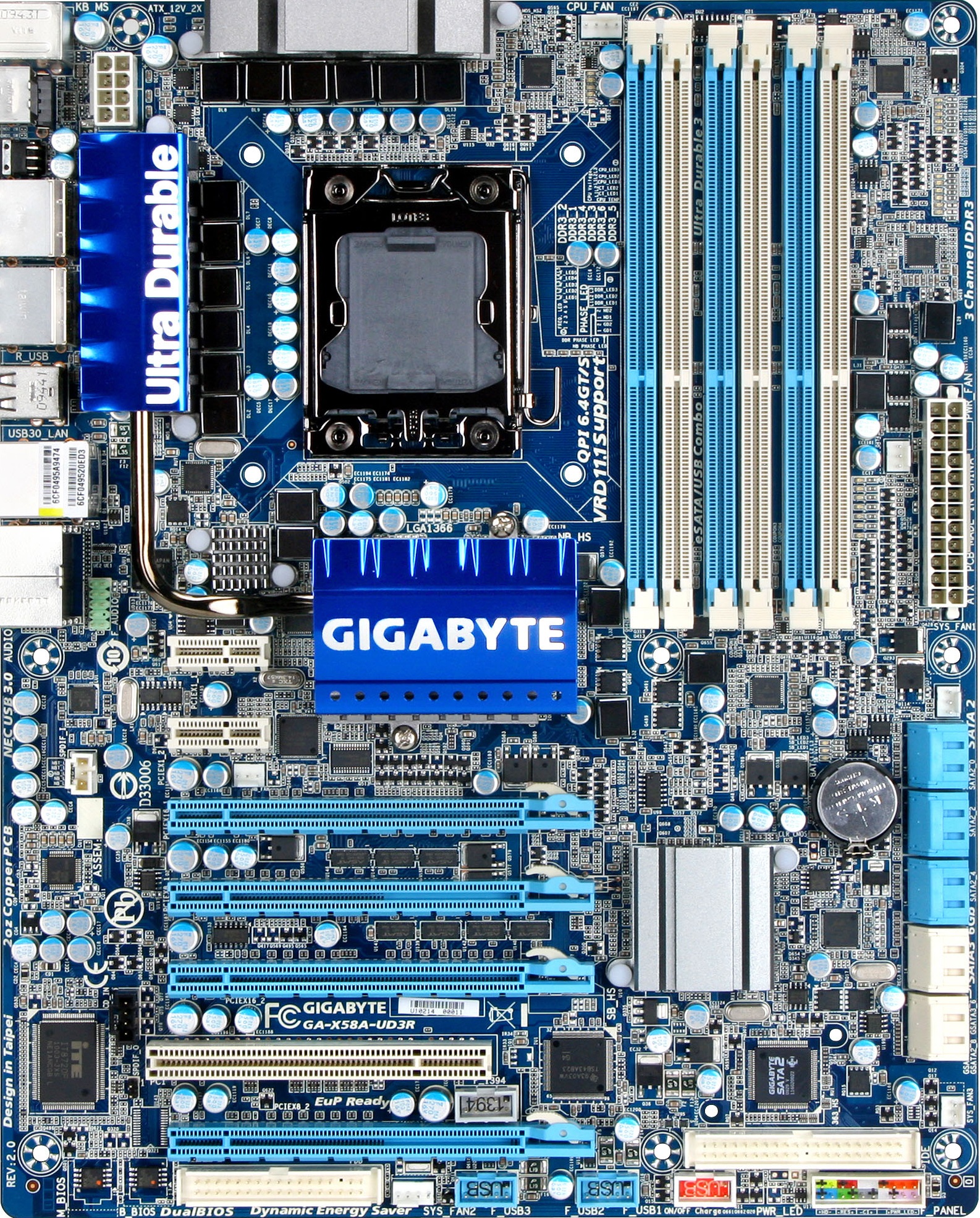 技嘉X58a-UD3R主板LGA1366