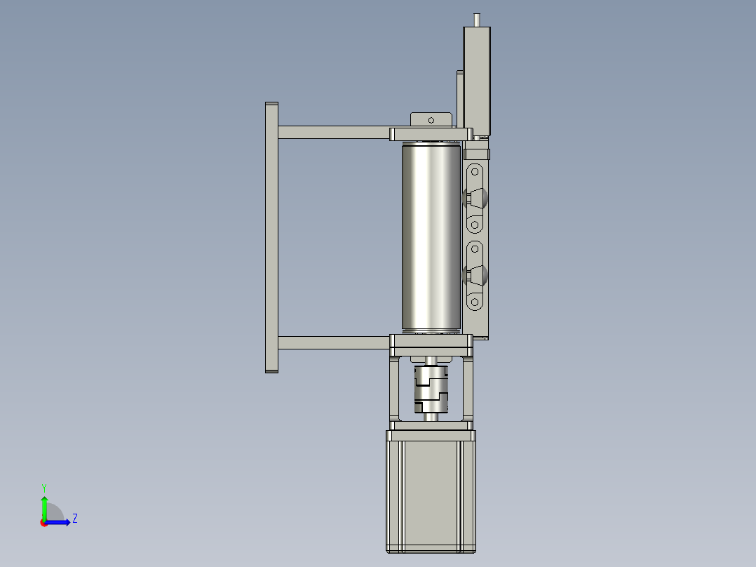 LBZL-H0-01下料输送组件左视图