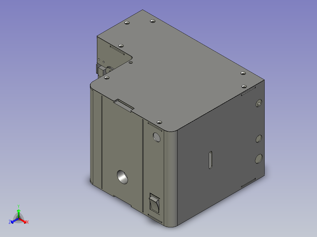 螺丝供料器转盘式誉玺DG508正等轴测图