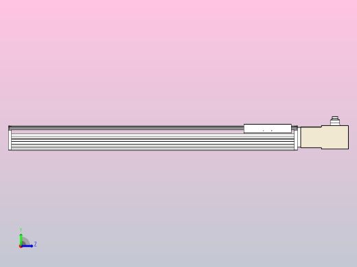 皮带直线轴半封闭可选导轨TPA-HNB-220D-176-L1000-ML-C-P1K-N3左视缩略图
